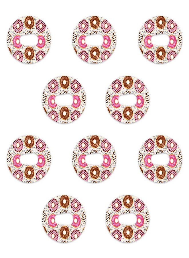 RockaDex Dexcom G6 Precut Donut Design Adhesive Patches - 10 Pack - Image 2